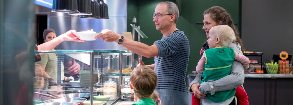 Freeflow des Restaurants Masoala im Zoo Zürich, 2022.