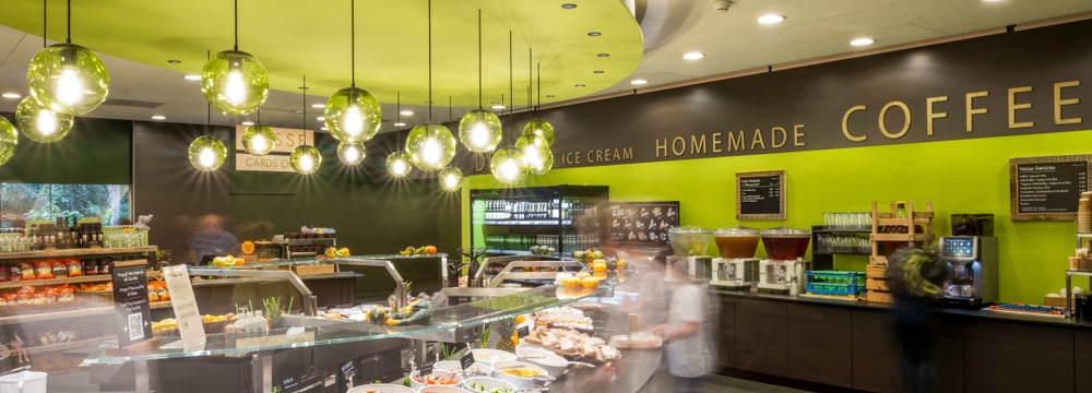 Freeflow des Restaurants Masoala im Zoo Zürich, 2022.