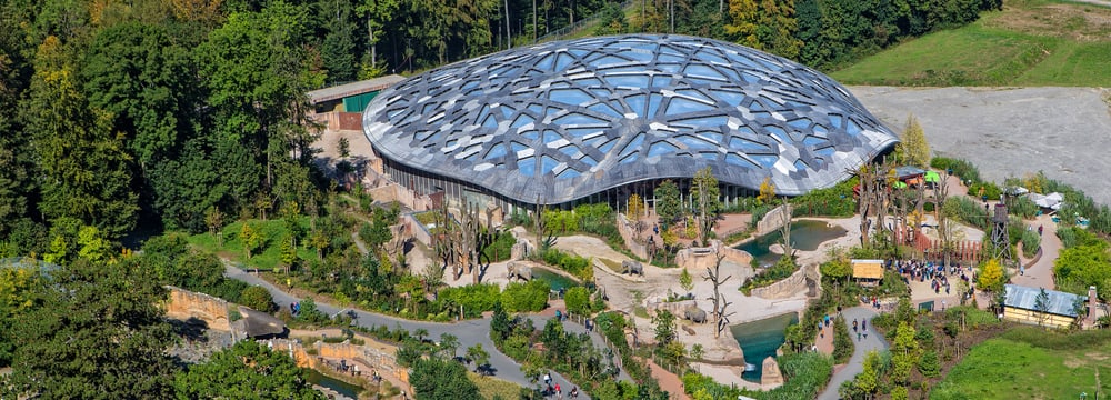 Kaeng Krachan Elefantenpark im Zoo Zürich.