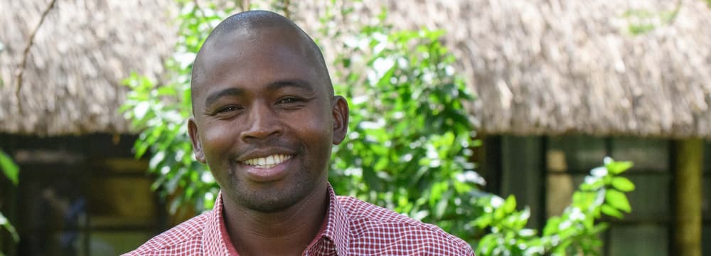 John Kinoti, Chief Programs & Partnerships Officer im Lewa Wildlife Conserverancy in Kenia.