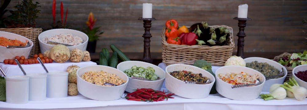 Buffet im Restaurant Pantanal.