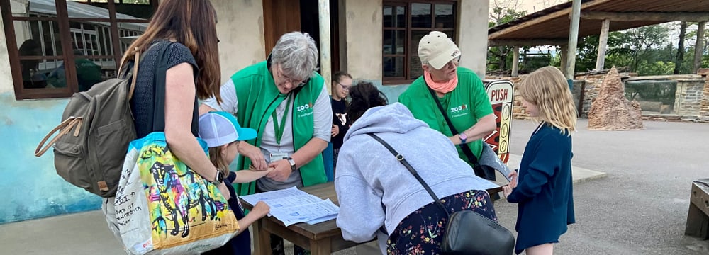 Stimmungsbild der Dreamnight at the Zoo im Zoo Zürich am 2. Juni 2023.
