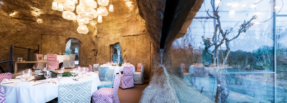 Kifaru-Lounge im Giraffenhaus in der Lewa Savanne.
