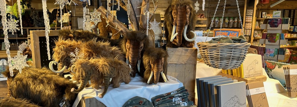 Promotionstisch in den Zooshops im November 2023.
