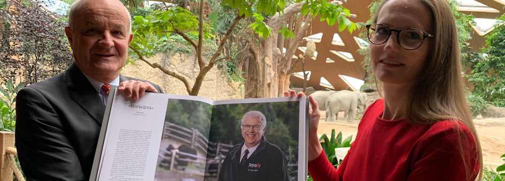 Martin Naville und Simone Bammatter präsentieren das Buch «Habitat».