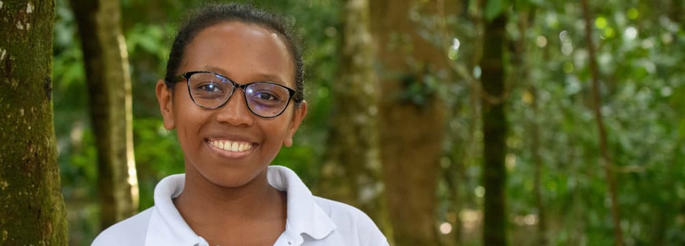 Conservation Fellow Najoroniaina Raharimalala, Leiterin Umweltbildung bei WCS Madagascar.