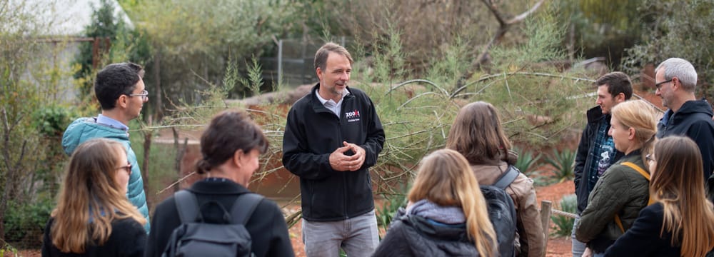 Zoo-Führung Gruppe Australien