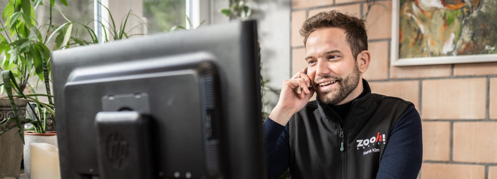 Mitarbeiter Büro im Zoo Zürich