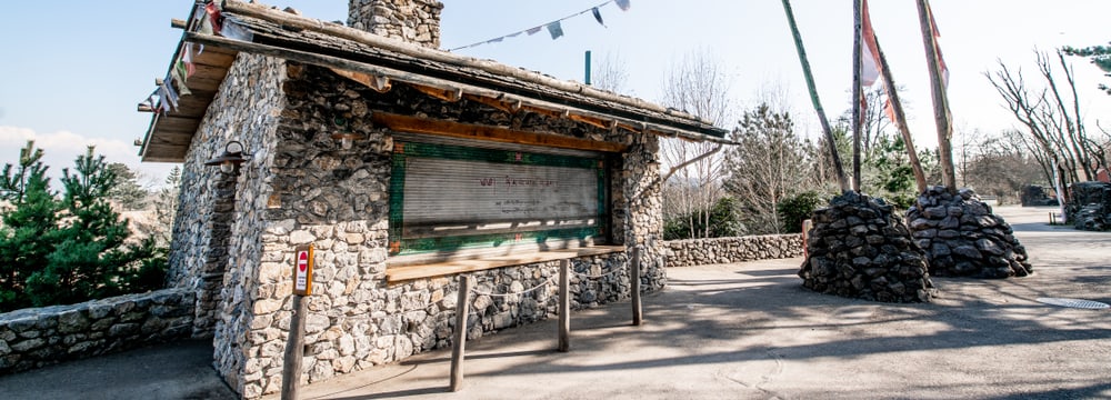 Zoo Zürich im März 2020, für die Besucher aufgrund der Covid-19-Pandemie geschlossen.