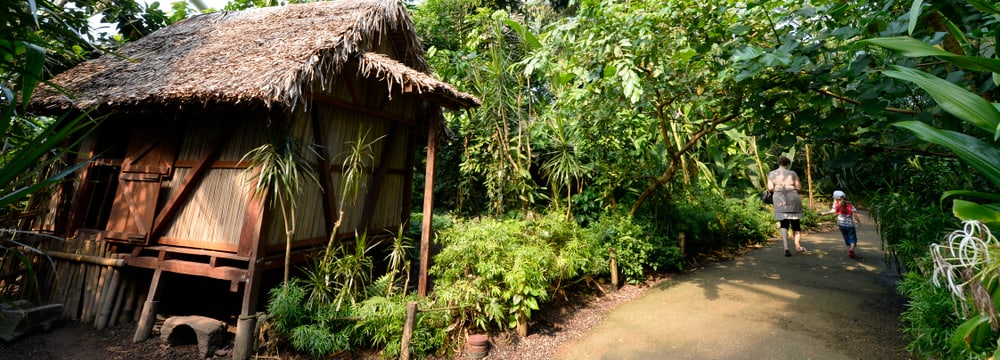 Betsimisaraka-Haus im Masoala Regenwald