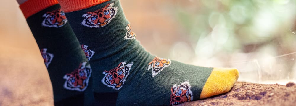 Socken der Panthera-Kollektion 2025 von DillySocks.