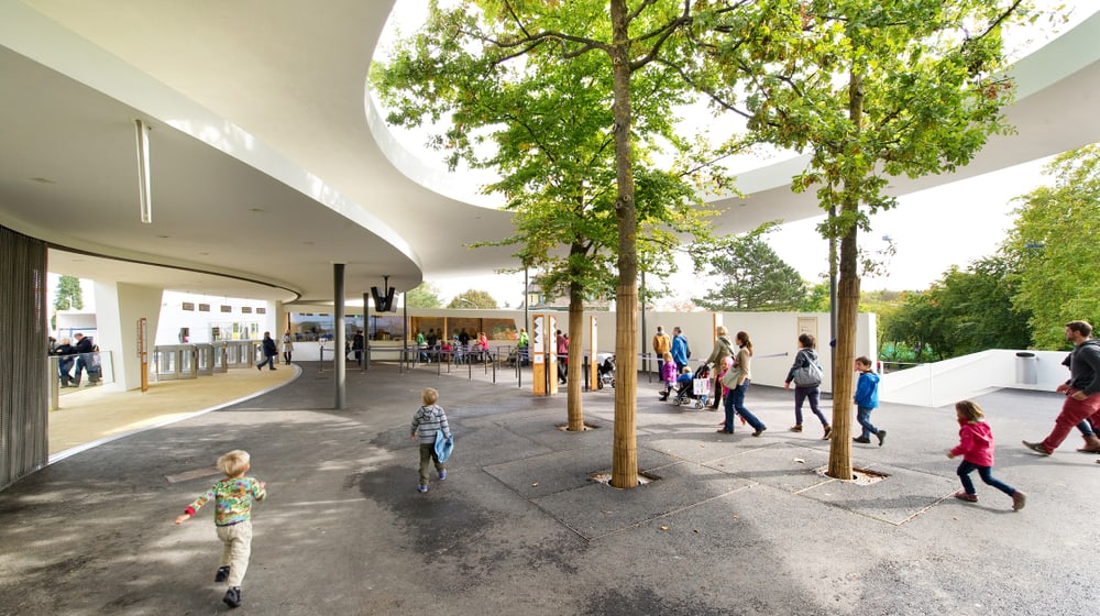 Haupteingang des Zoo Zürich