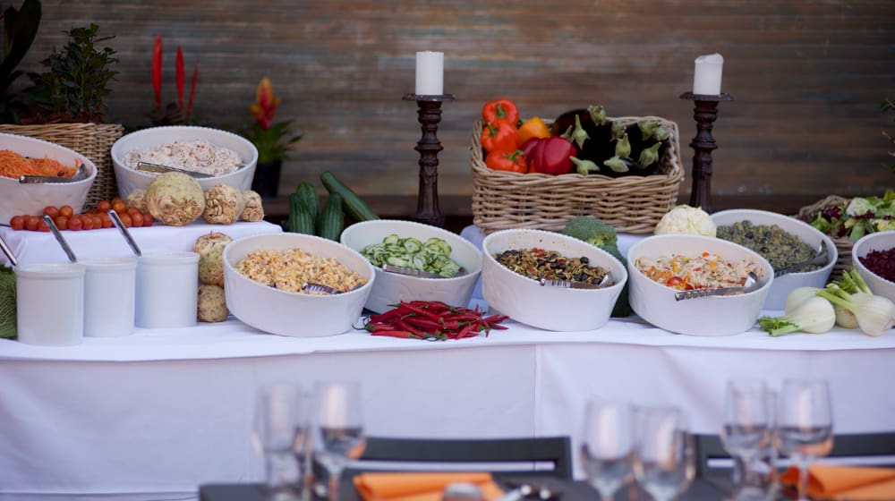 Buffet im Restaurant Pantanal.