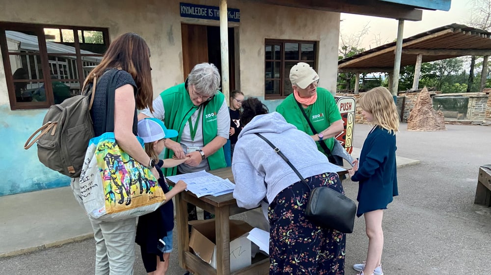 Stimmungsbild der Dreamnight at the Zoo im Zoo Zürich am 2. Juni 2023.