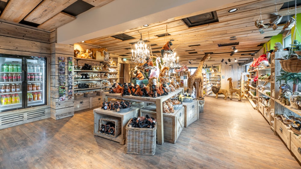 Plüschtierwelt im Zooshop