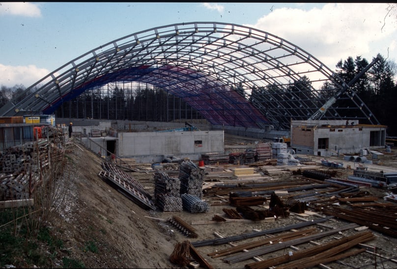 Baustelle des Masoala Regenwalds im Zoo Zürich.