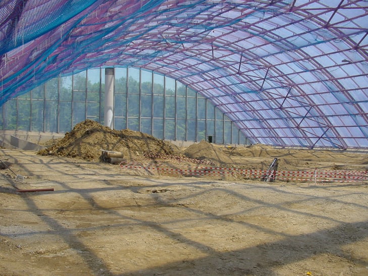 Baustelle des Masoala Regenwalds im Zoo Zürich.
