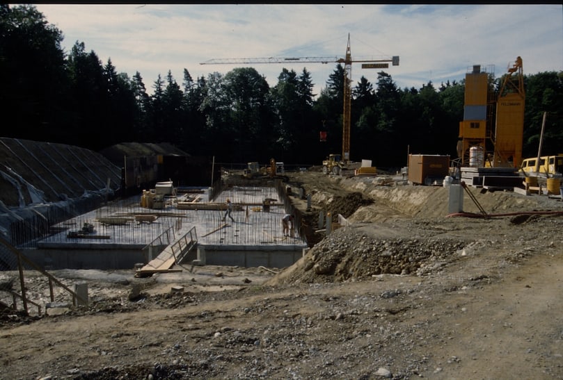 Baustelle des Masoala Regenwalds im Zoo Zürich.