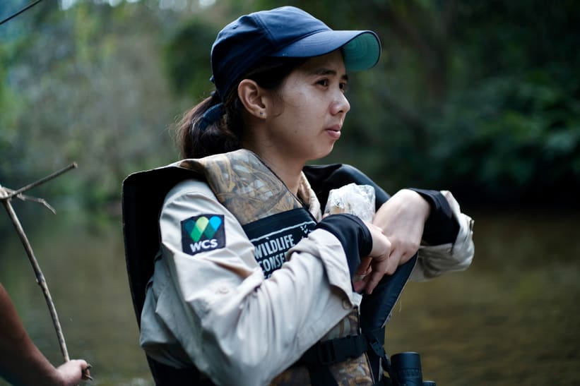 Conservation Fellow Apinya Saisamorn, Site Manager im Kaeng Krachan Nationalpark in Thailand.