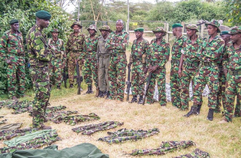 Conservation Fellow Edward Ndiritu, Leiter der Anti-Wilderei-Einheit im Lewa Wildlife Conservancy.