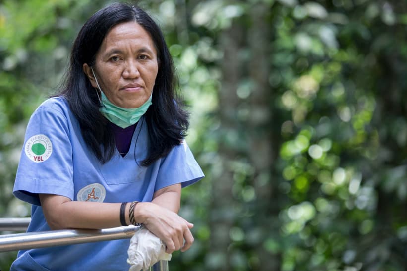 Conservation Fellow Citrakasih Nente vom Naturschutzprojekt Sumatra.