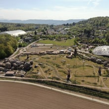 Luftaufnahmen Lewa Savanne April 2020.