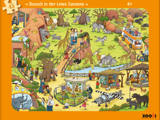 Zooh ! Puzzle Besuch in der Lewa Savanne