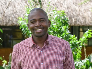 John Kinoti, Chief Programs & Partnerships Officer im Lewa Wildlife Conserverancy in Kenia.