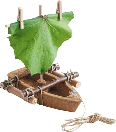 Produktbild Korkboot, erhältlich im Zooshop des Zoo Zürich.