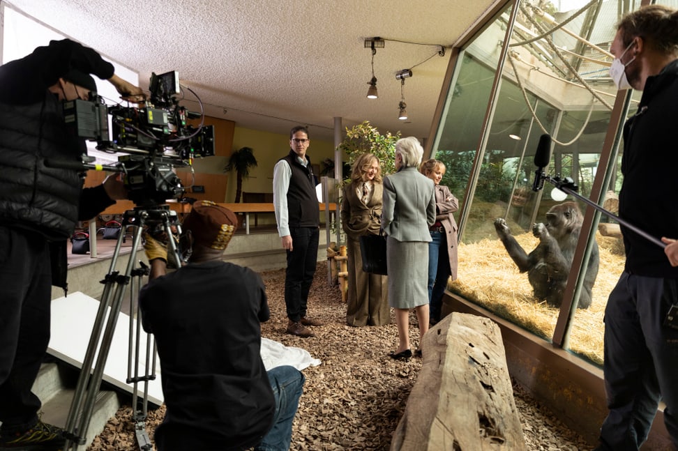 Tatort-Dreh im Zoo Zürich im November 2022.