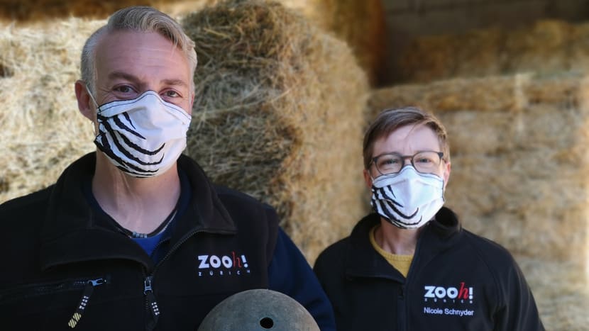 Aufnahmen zum Podcast Elefantenpark mit Nicole Schnyder und Daniel Hafner