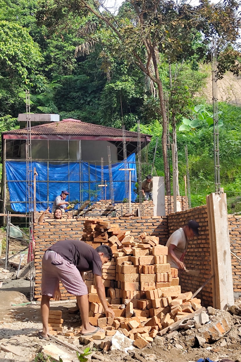 Wiederaufbau der Auffang- und Pflegestation für Orang-Utans der Stiftung PanEco auf Sumatra